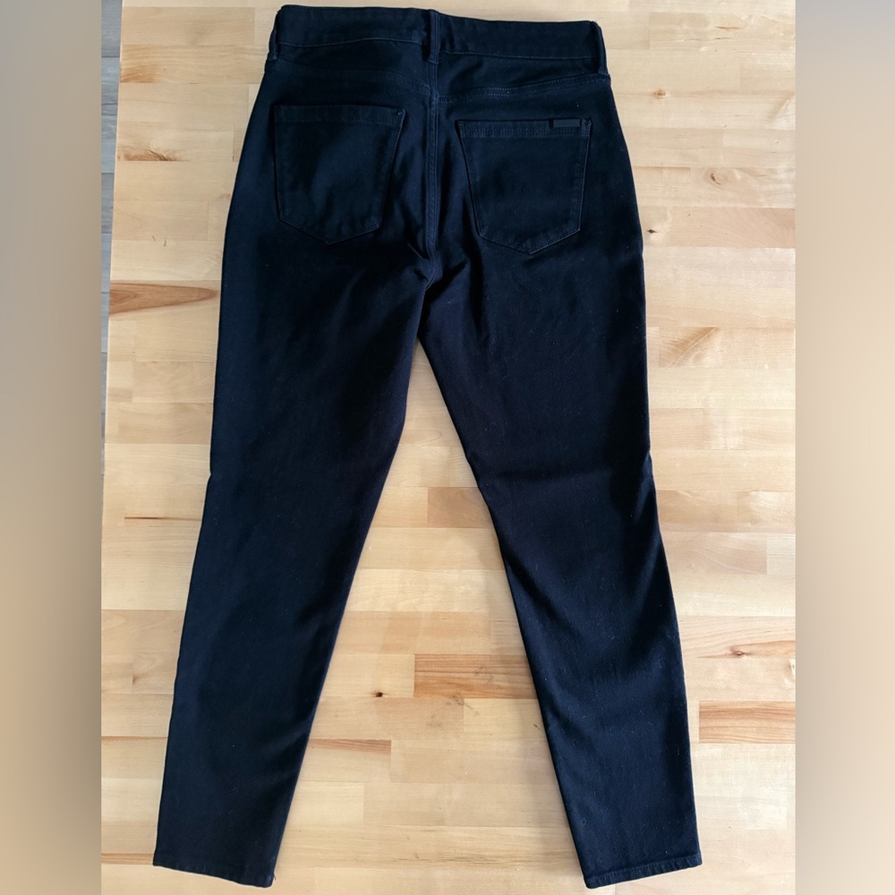 White House Black Market Sculpt Skinny Ankle Jeans Black Size 4 EUC - Picture 3 of 7